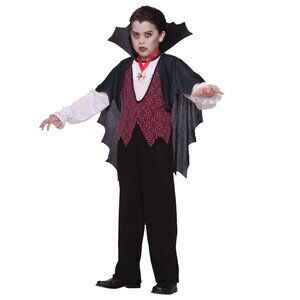 Vampire Halloween Costume for Children, Boy Size S (6/7), by Way to Celebrate